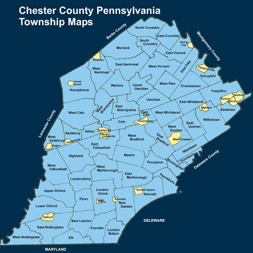 Chester County Map 